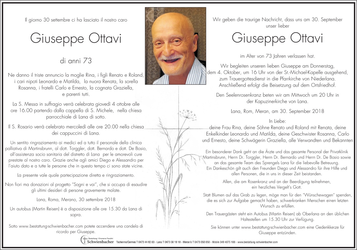 Parte: Giuseppe Ernesto Ottavi 