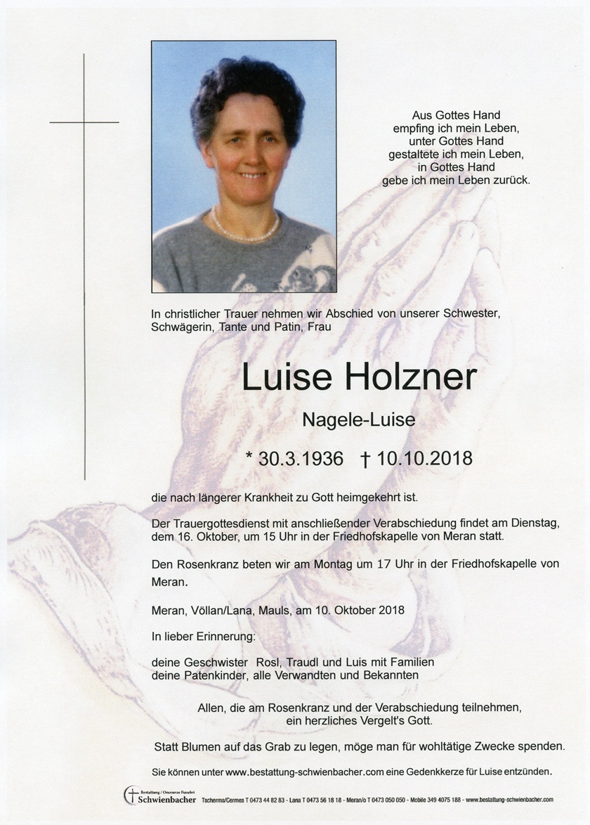 Parte: Luise Holzner 