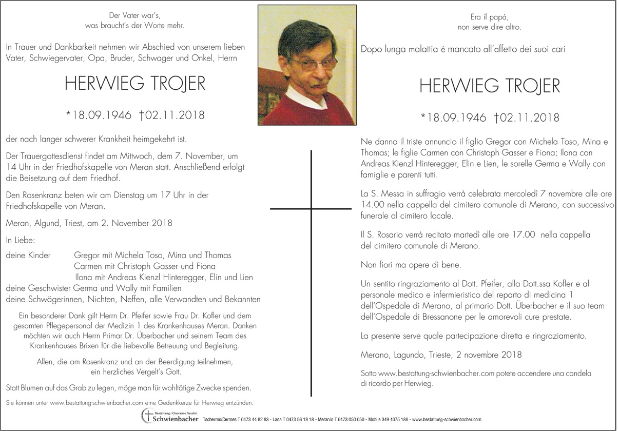 Parte: Herwieg Trojer 