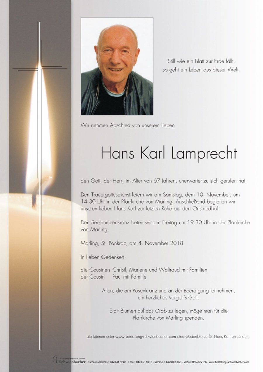 Parte: Hans Karl Lamprecht