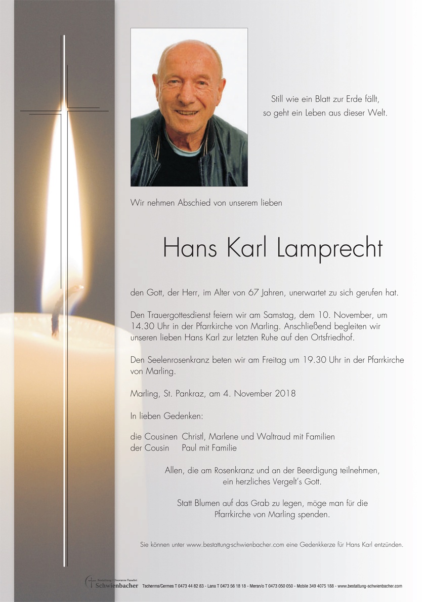 Parte: Hans Karl Lamprecht 