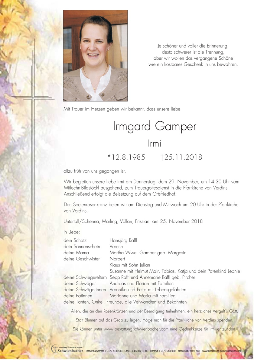 Parte: Irmgard Gamper 