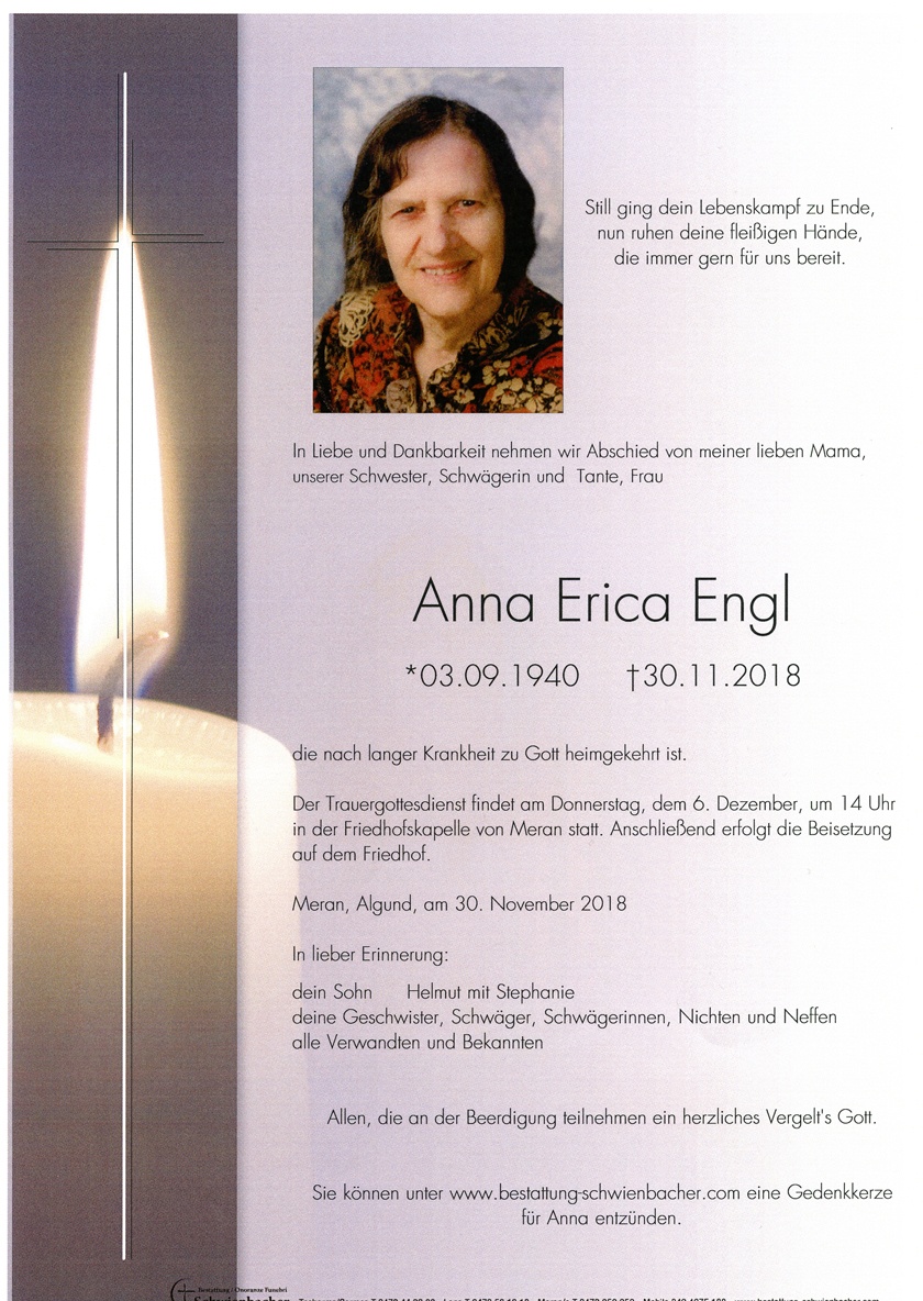 Parte: Anna Erica Engl 