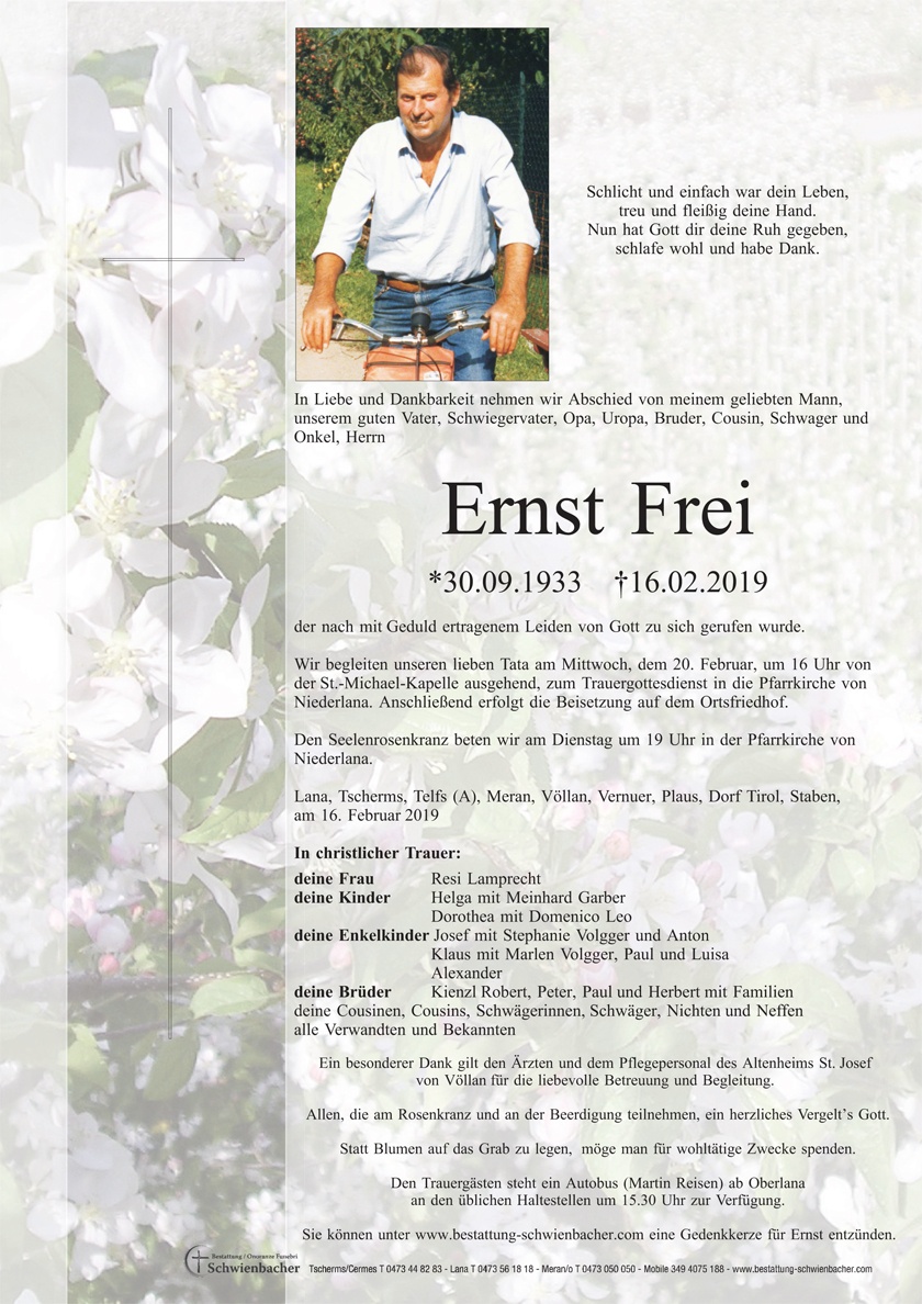 Parte: Ernst Frei 