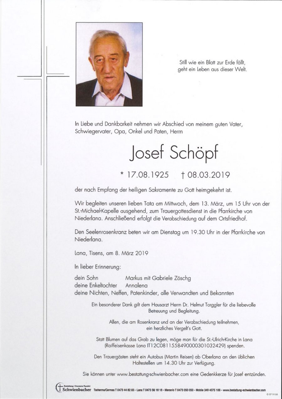 Parte: Josef Schöpf