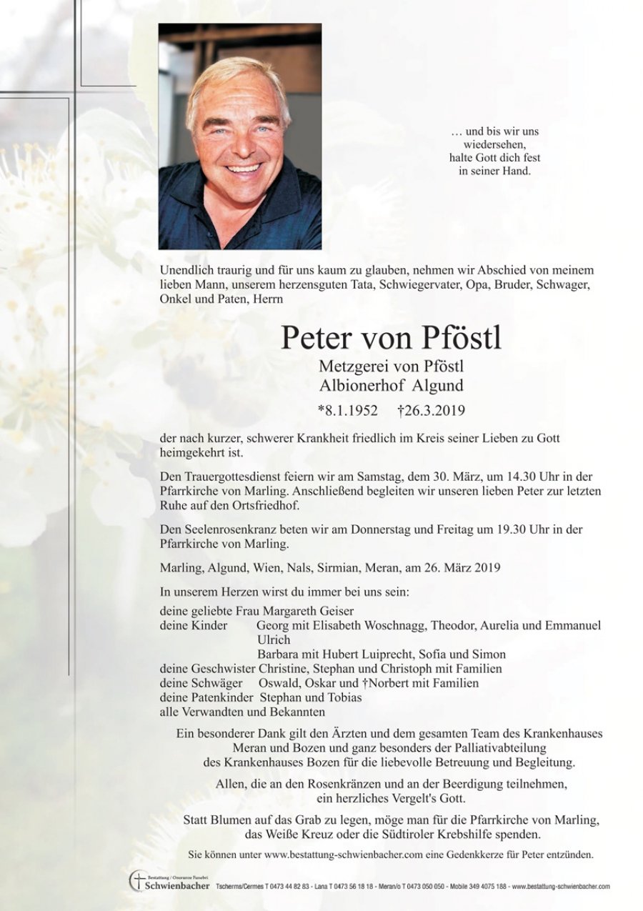 Parte: Peter von Pföstl