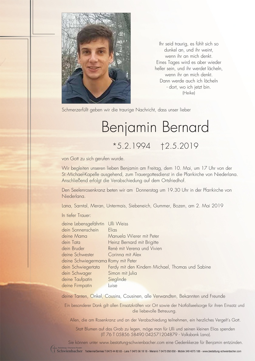 Parte: Benjamin Bernard 