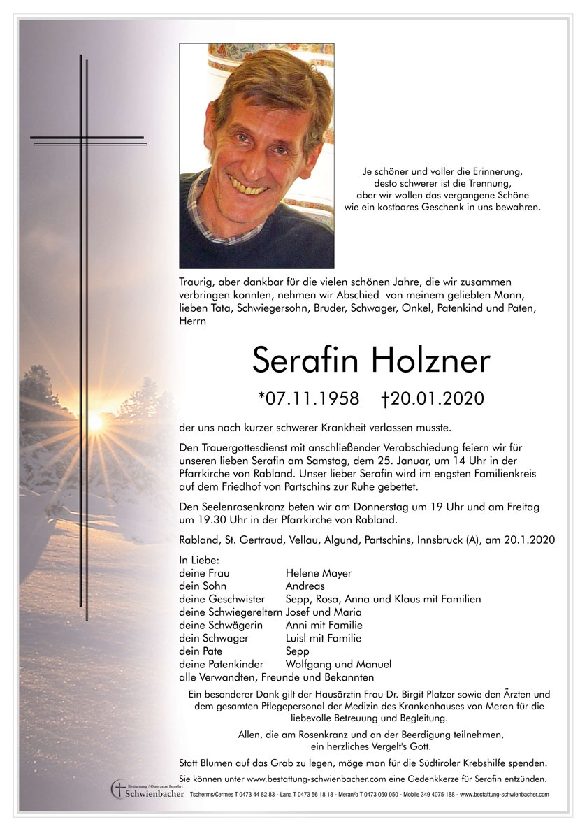Parte: Serafin Holzner 