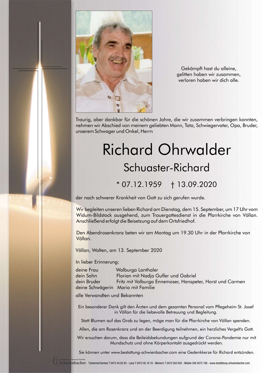 Parte: Richard Ohrwalder 