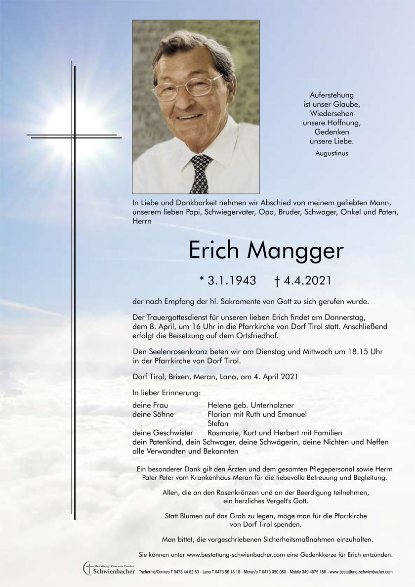 Parte: Erich Mangger 