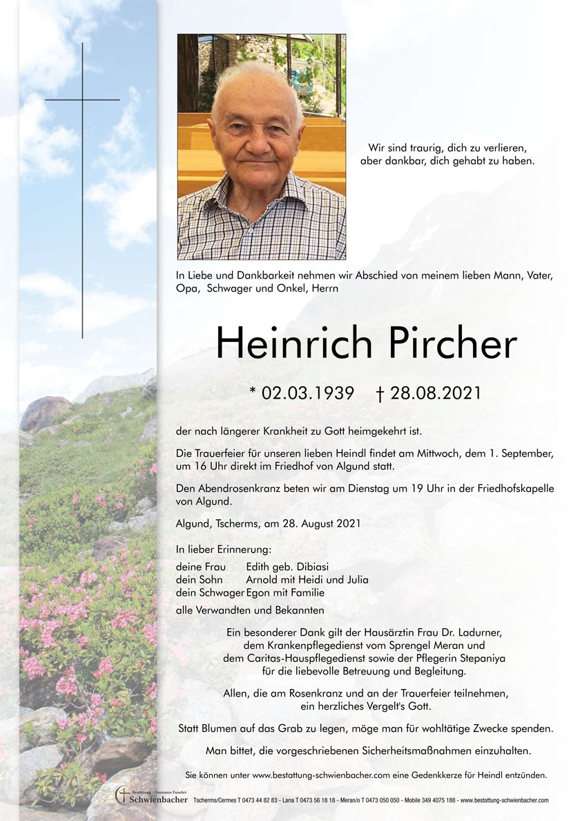 Parte: Heinrich Pircher 