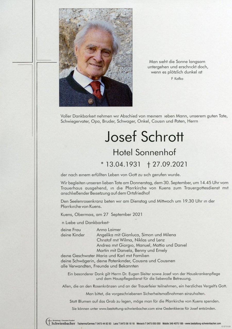 Parte: Josef Schrott