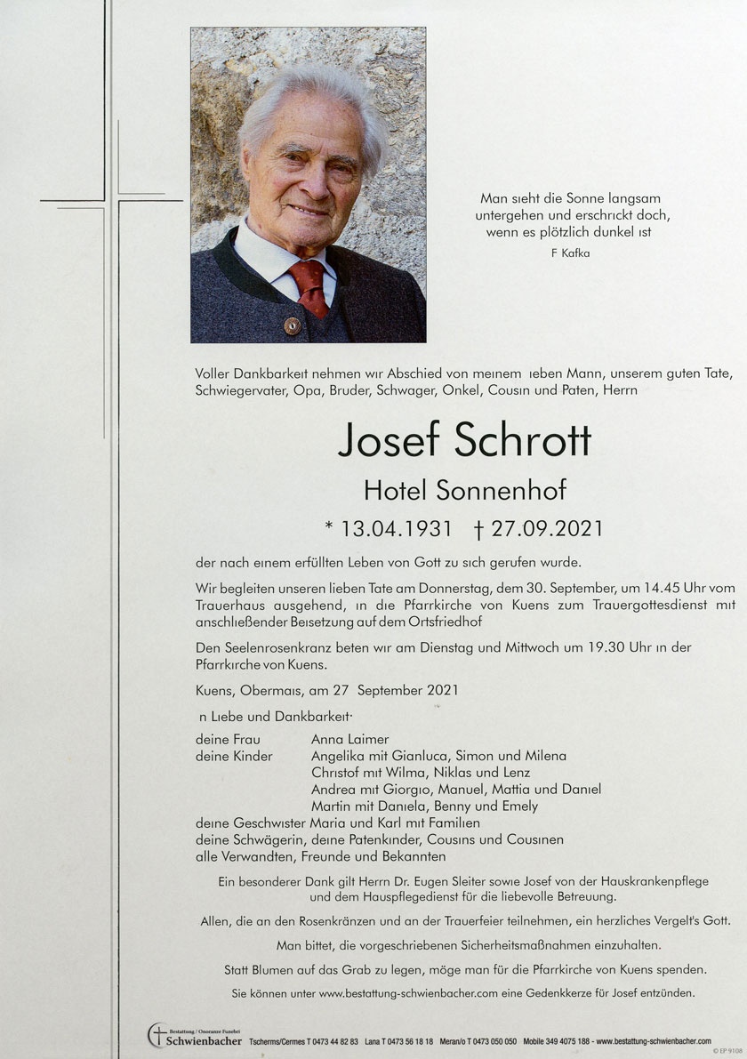 Parte: Josef Schrott 