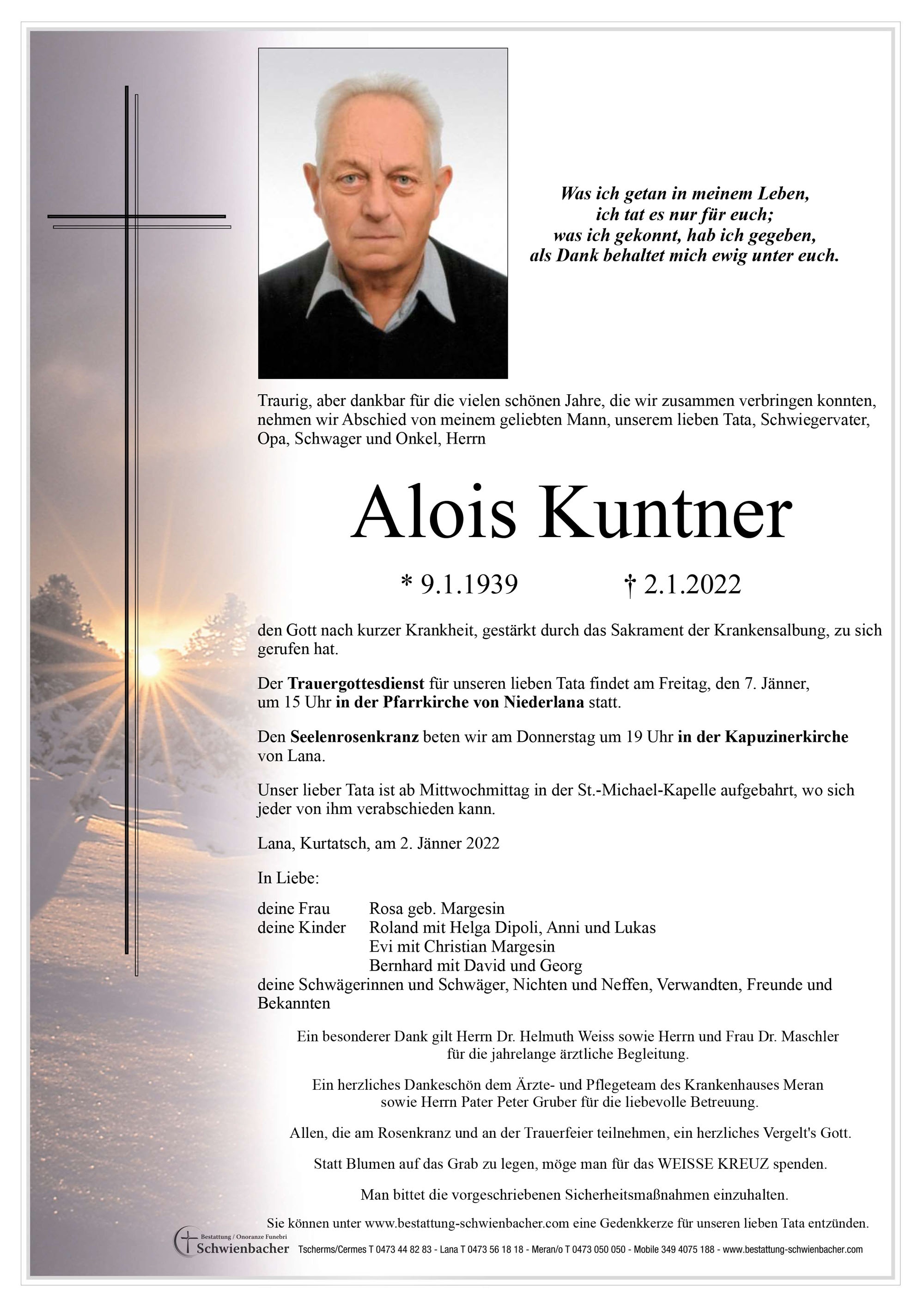Parte: Alois Kuntner 