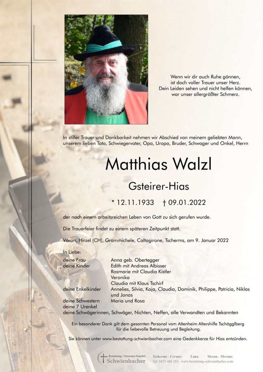 Parte: Matthias Walzl