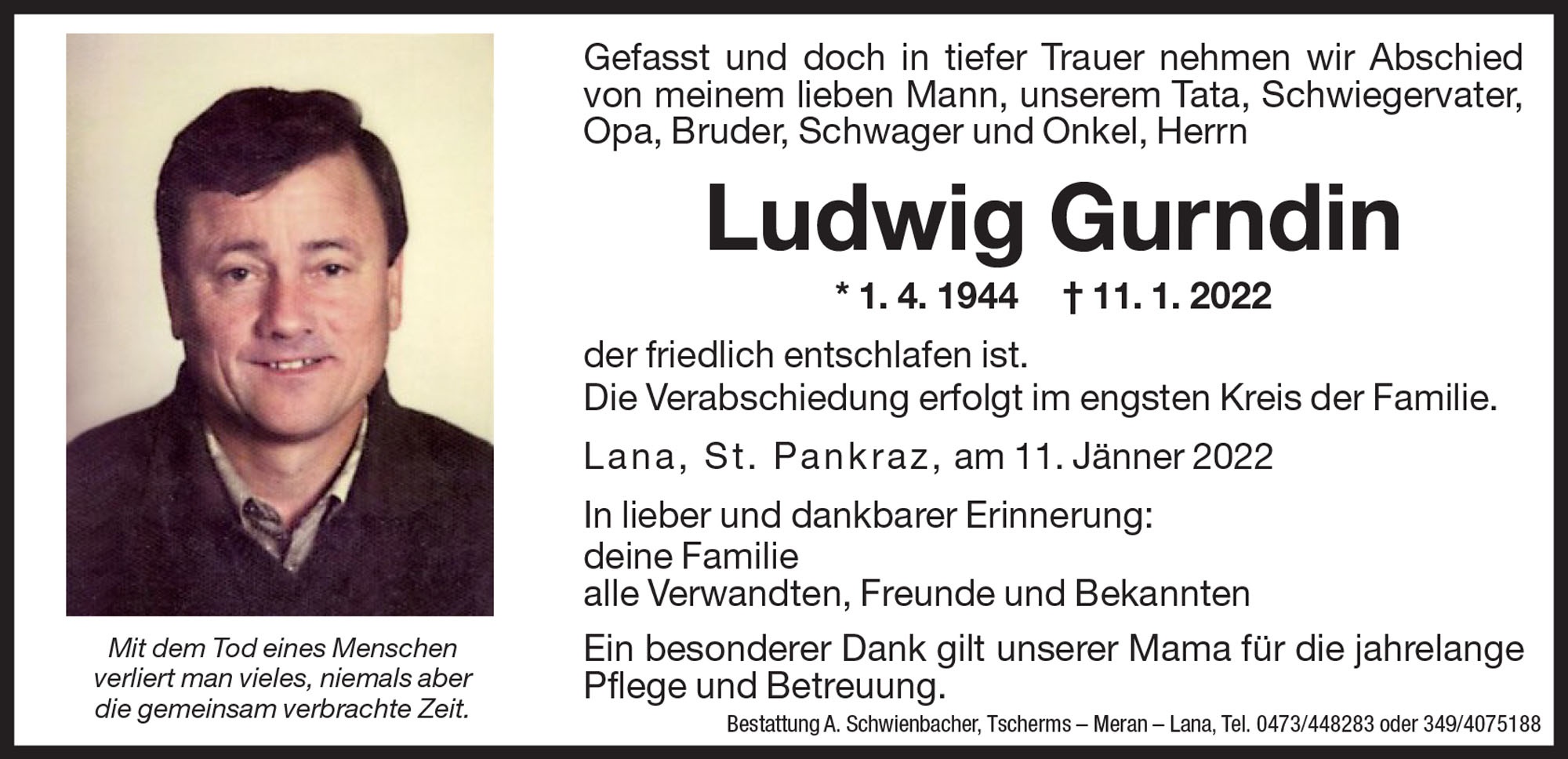 Medien: Ludwig Gurndin