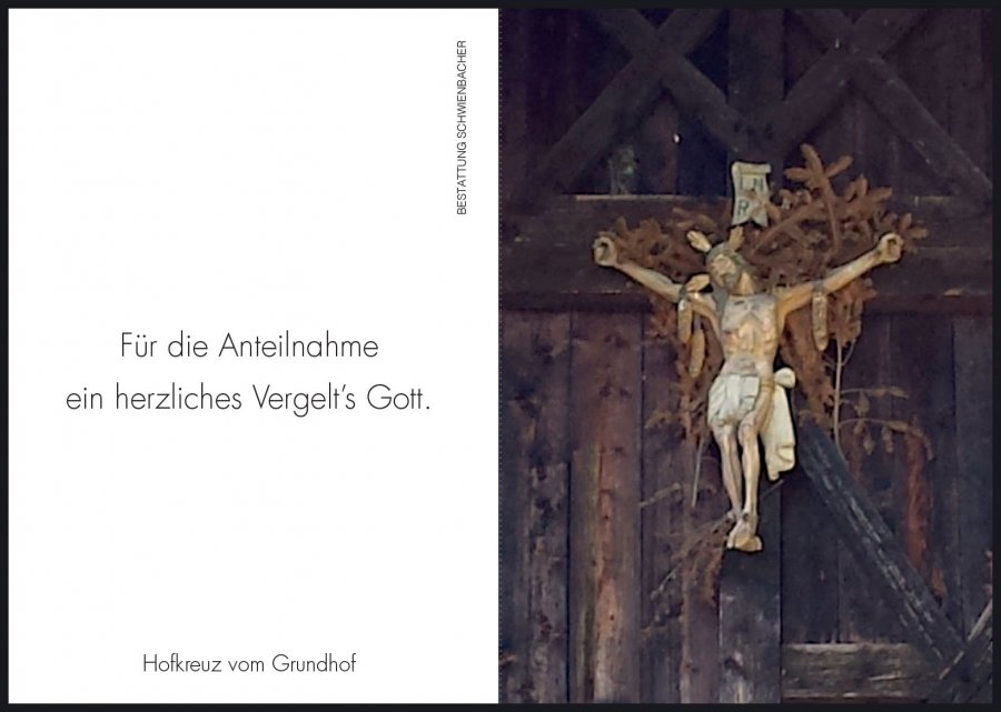 Sterbebild: Alois Mitterhofer