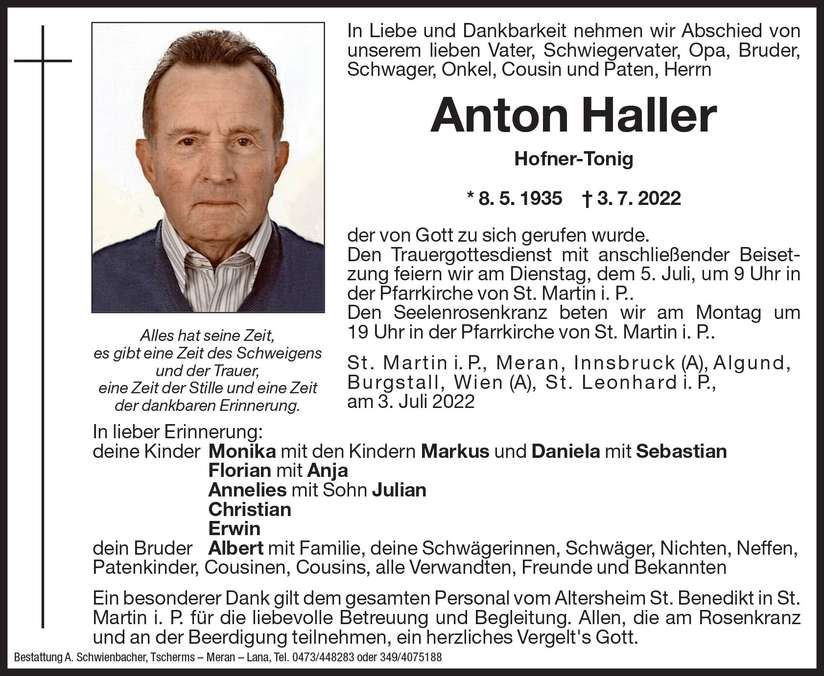 Medien: Anton Haller