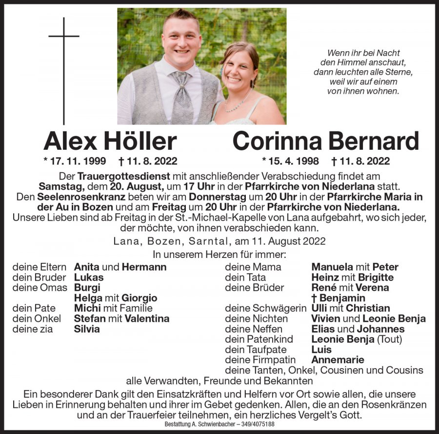 Medien: Corinna Bernard Alex Höller