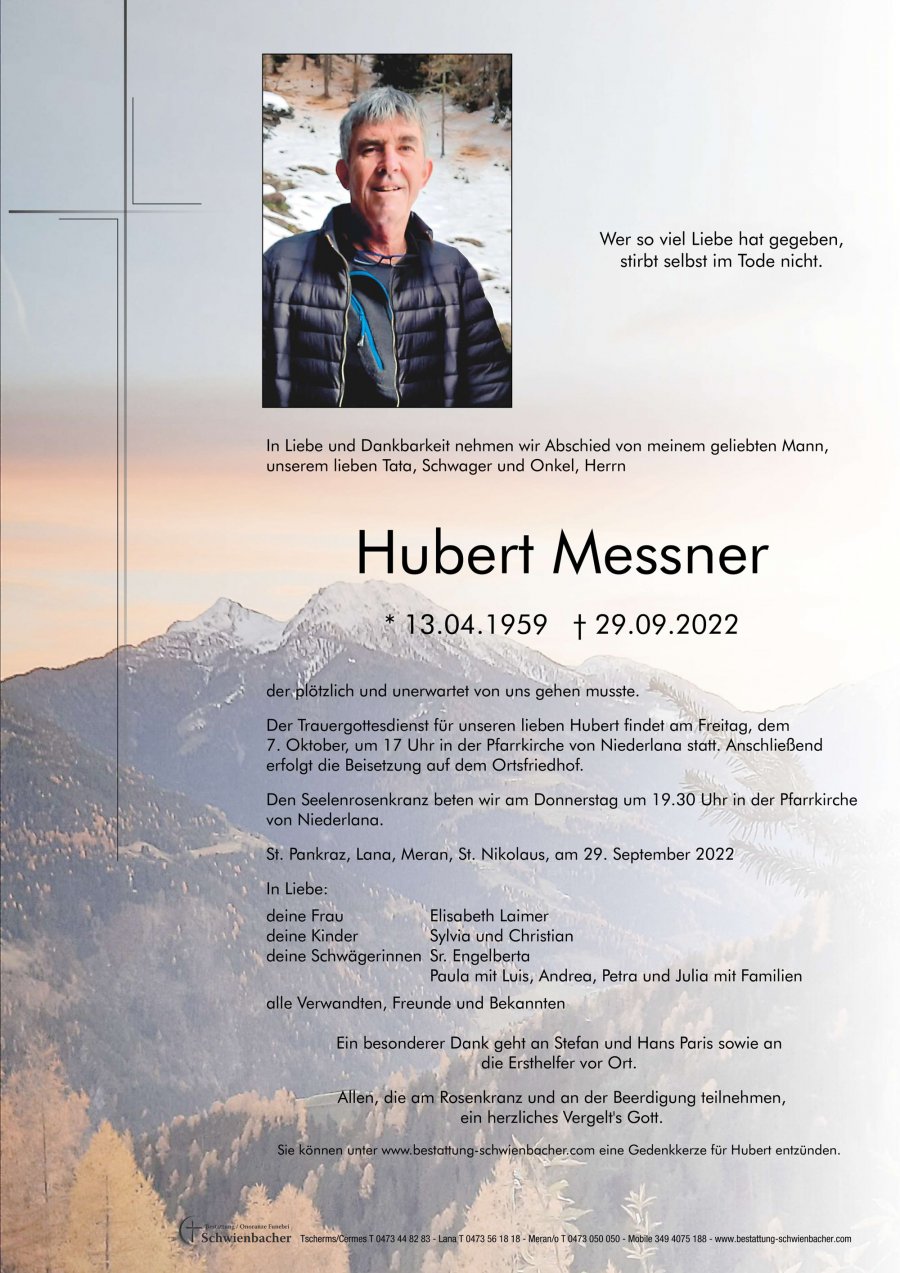 Parte: Hubert Messner