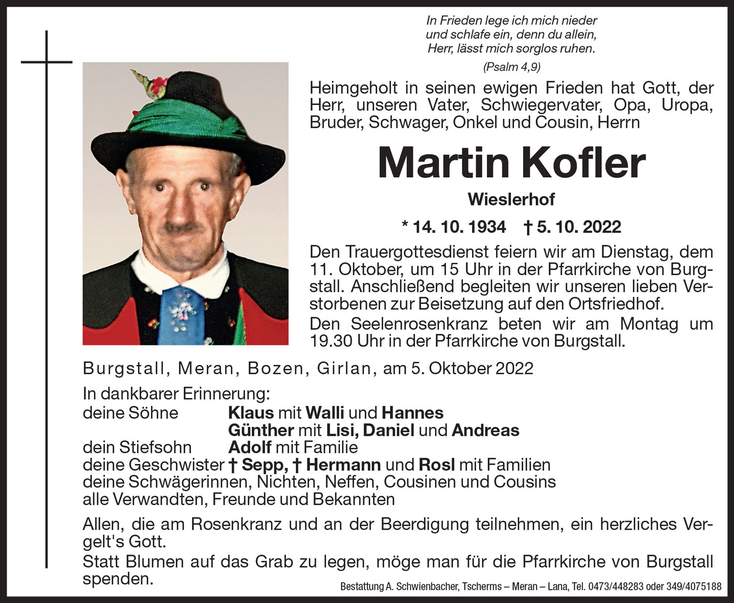 Medien: Martin Kofler