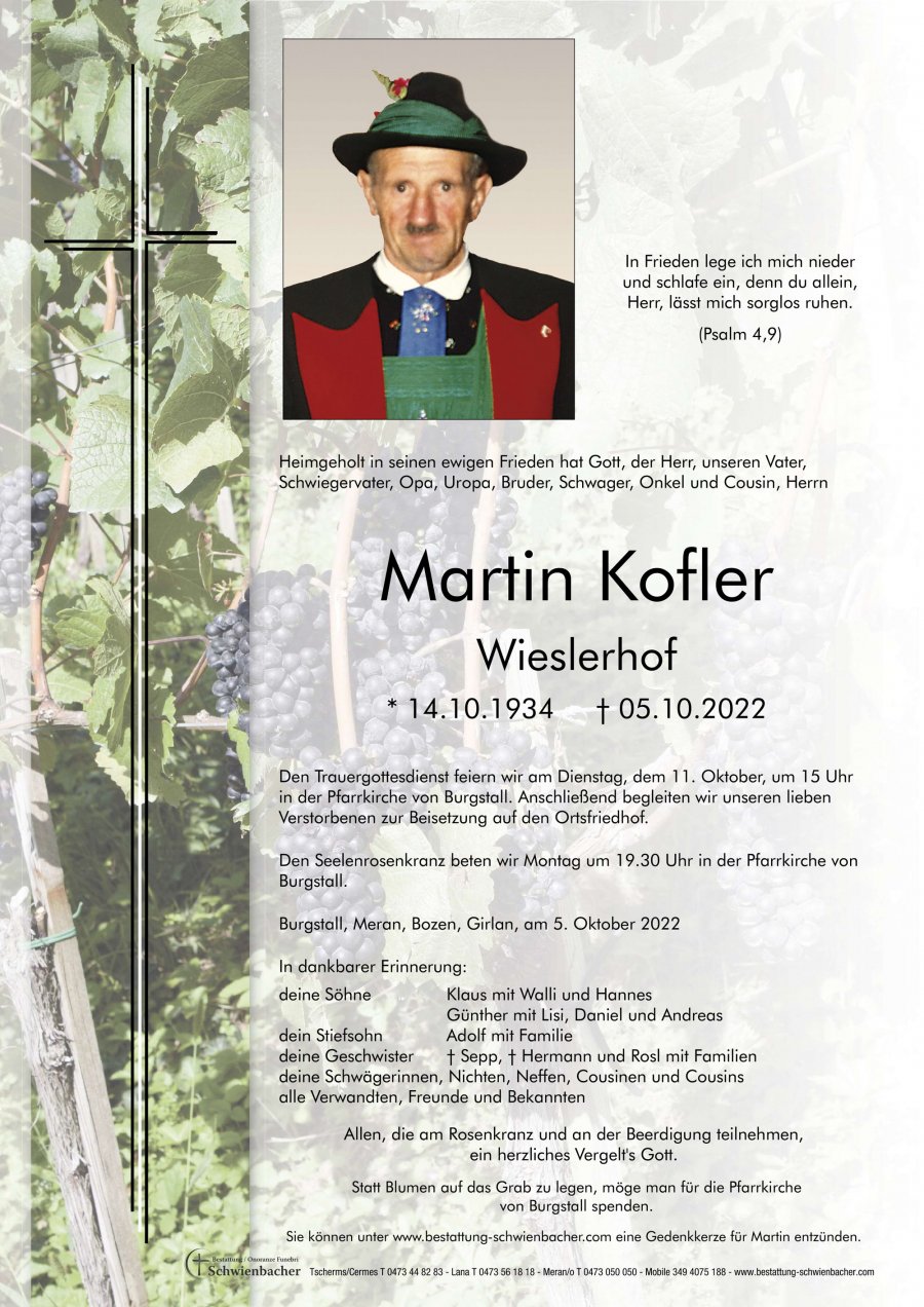 Parte: Martin Kofler