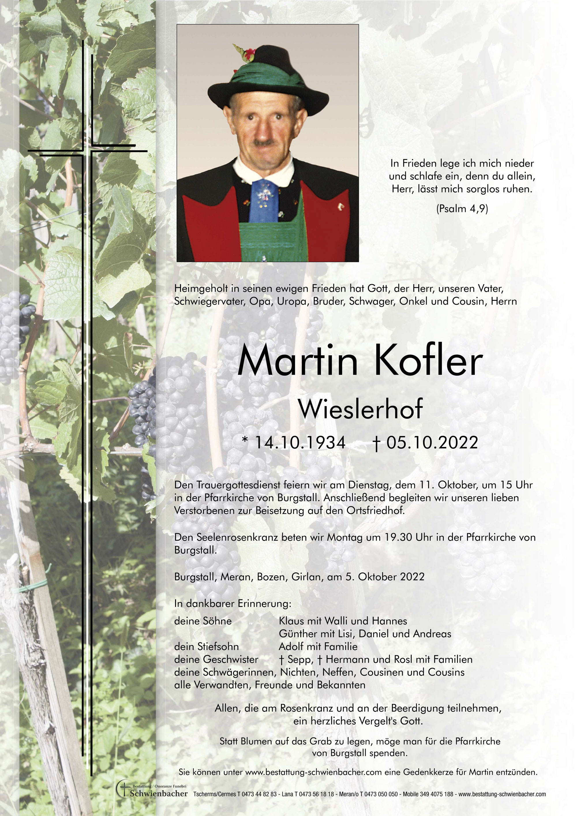 Parte: Martin Kofler 