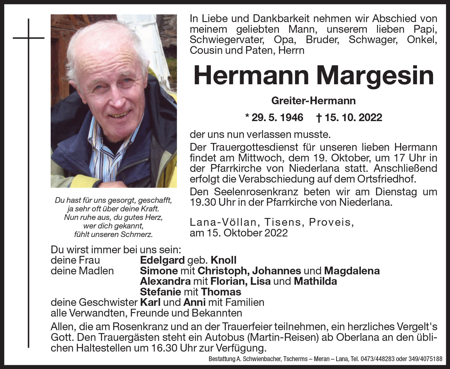 Medien: Hermann Margesin