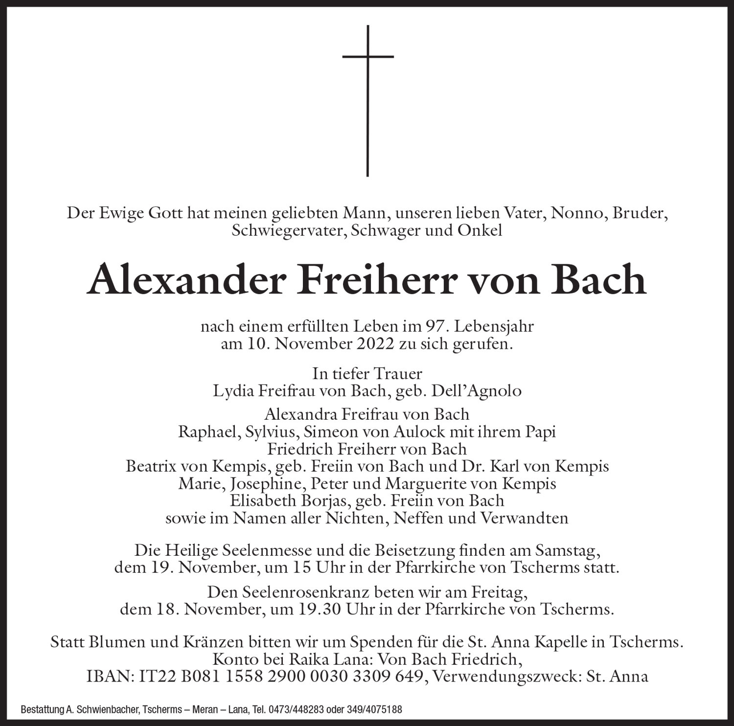 Medien: Alexander Freiherr Von Bach
