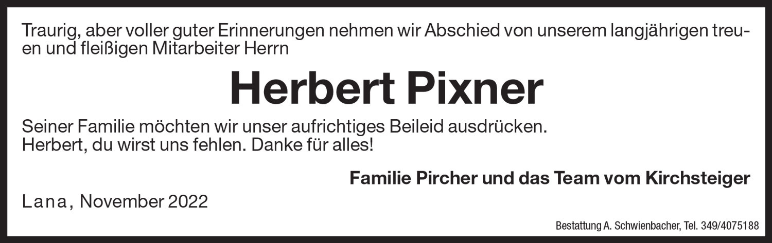 Medien: Herbert Pixner