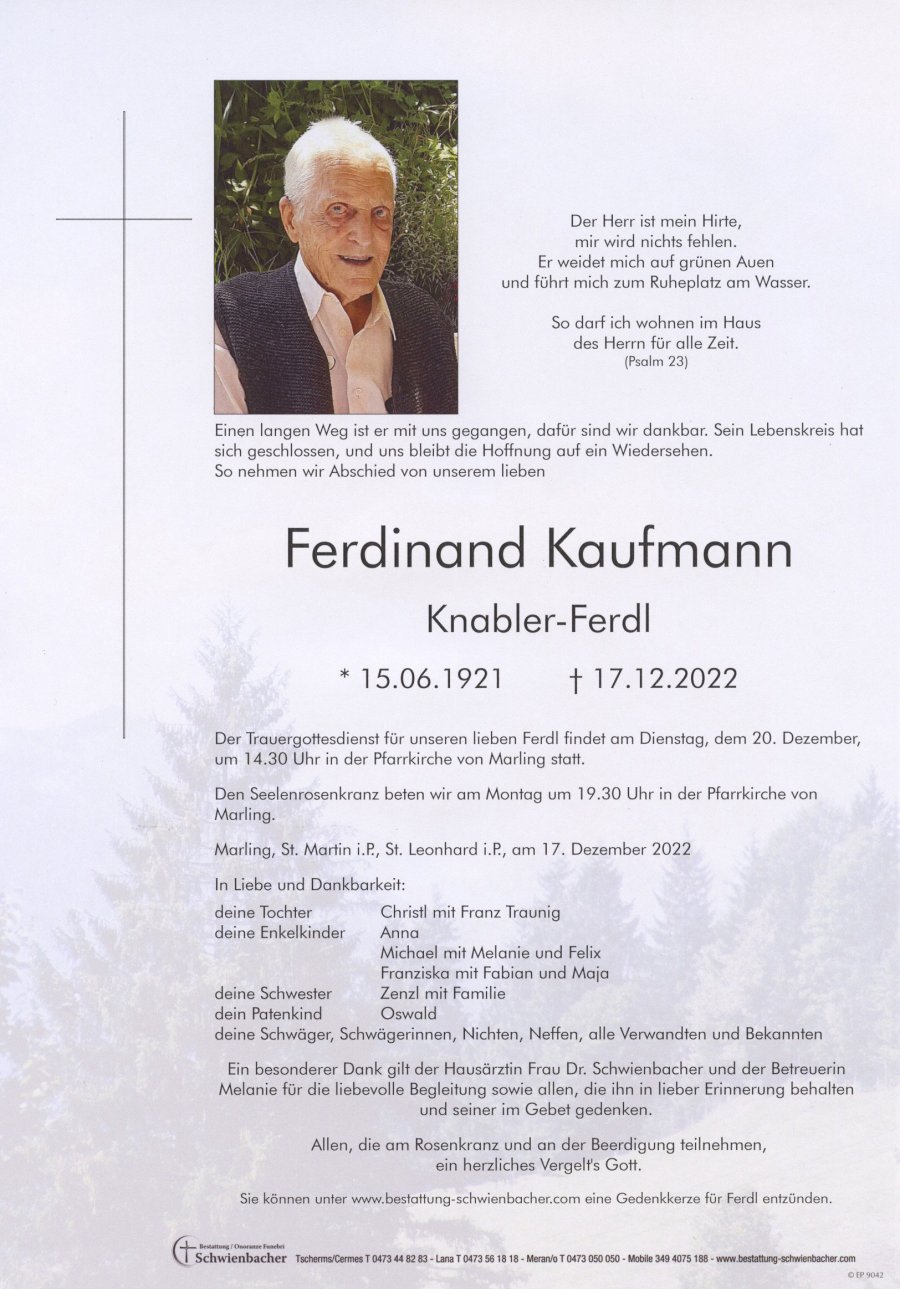 Parte: Ferdinand Kaufmann