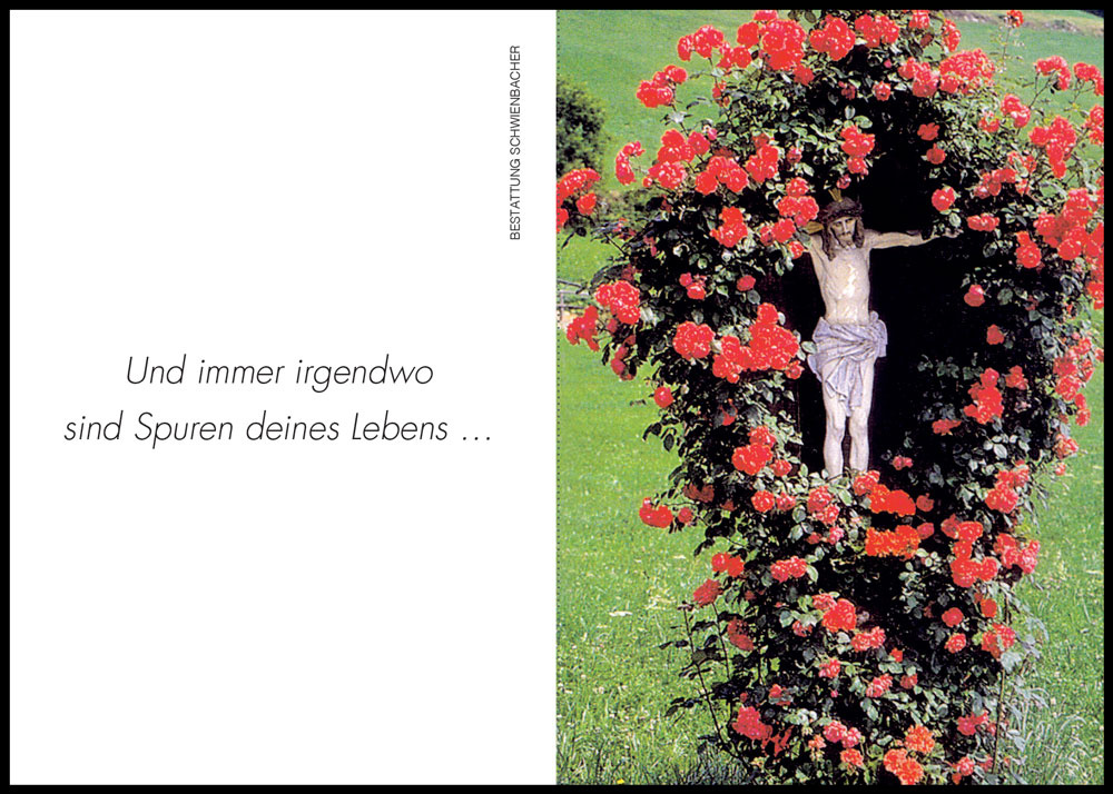 Sterbebild: Berta Gorfer