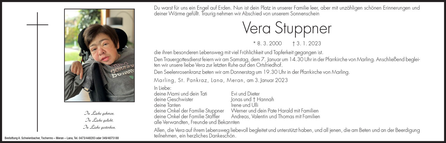 Medien: Vera Stuppner
