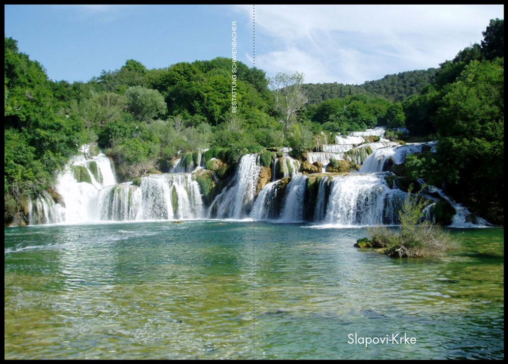 Sterbebild: Walter Werner