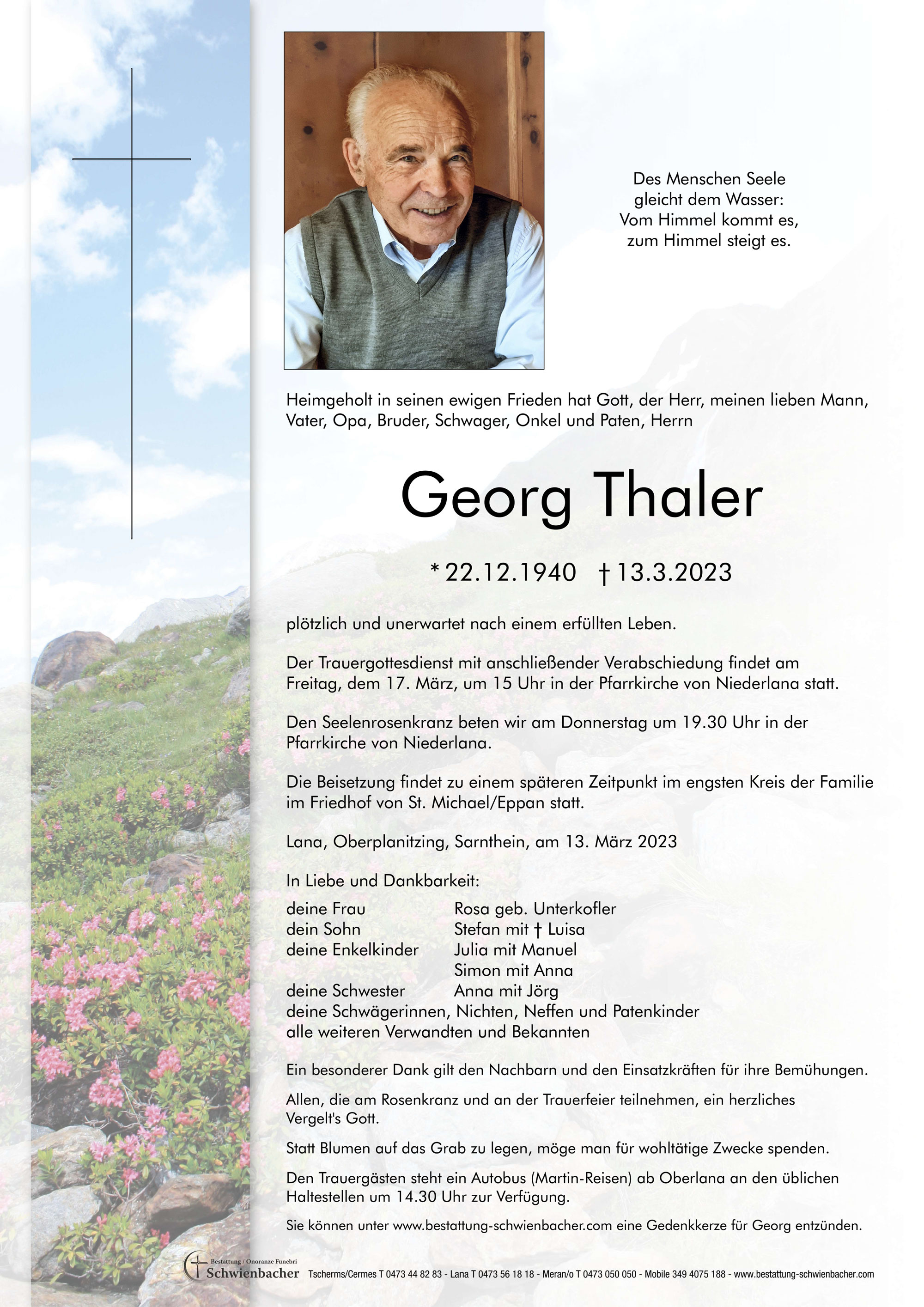 Parte: Georg Thaler 