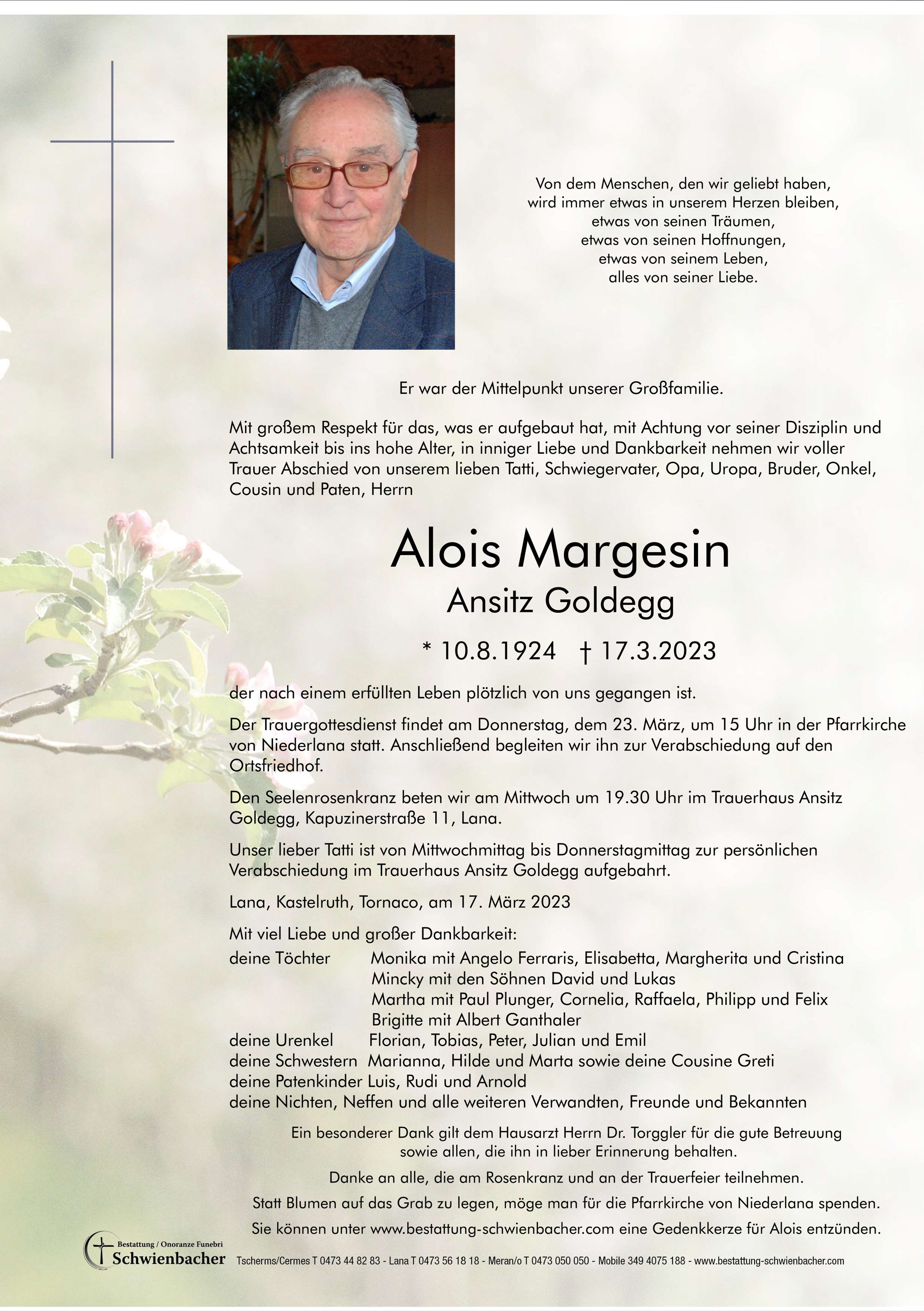 Parte: Alois Margesin 