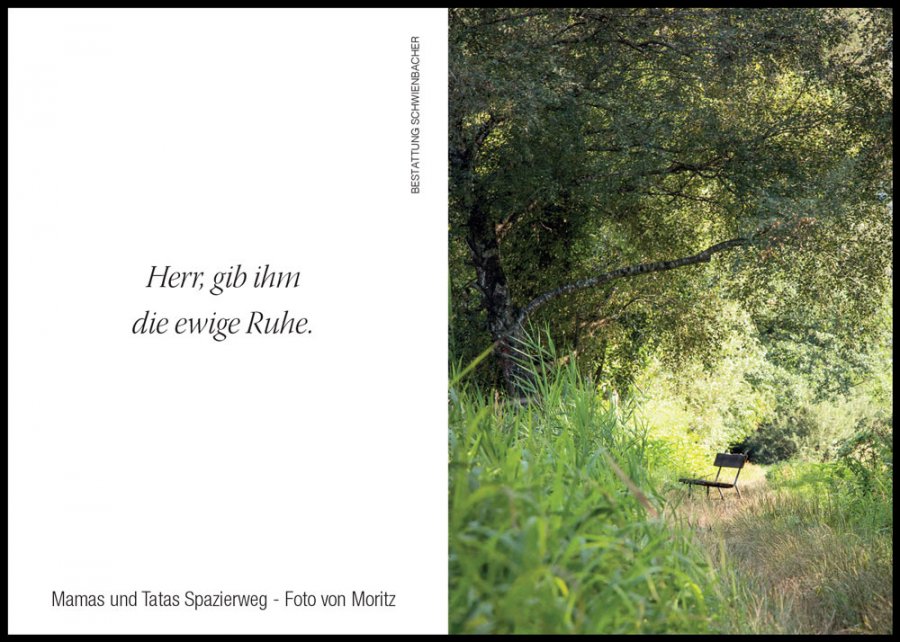 Sterbebild: Luis Walzl