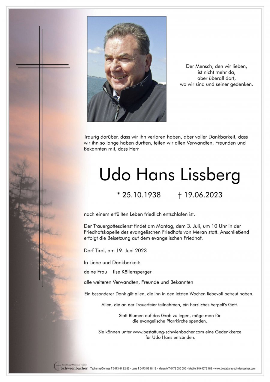 Parte: Udo Hans Lissberg