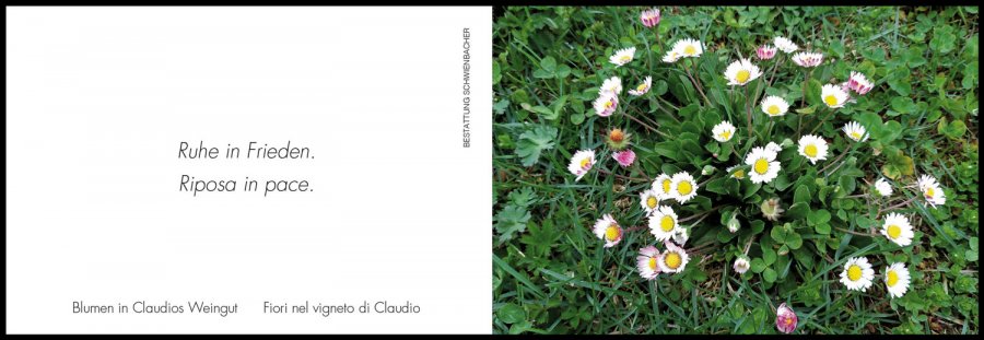 Sterbebild: Claudio Lorenzetti