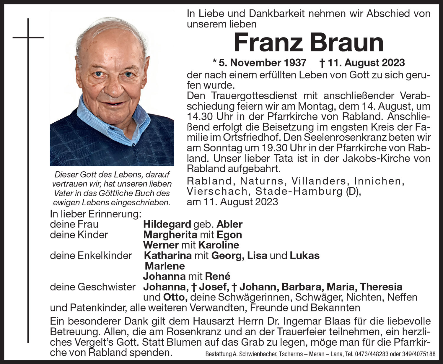 Medien: Franz Braun