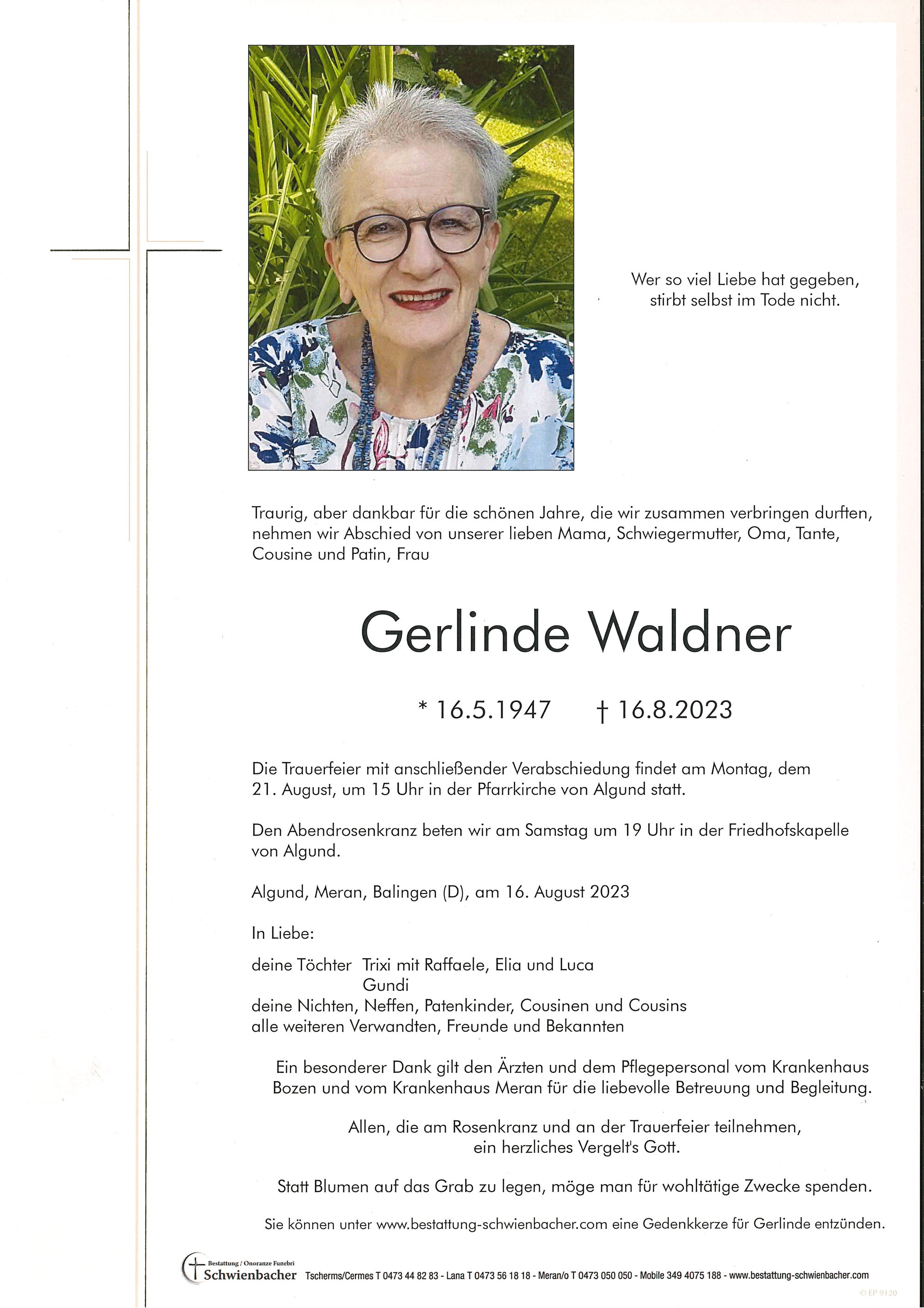 Parte: Gerlinde Waldner 