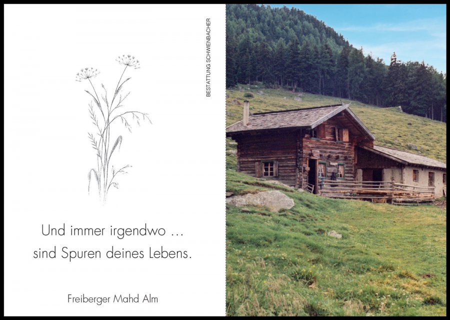 Sterbebild: Anna Wwe. Rinner geb. Kofler