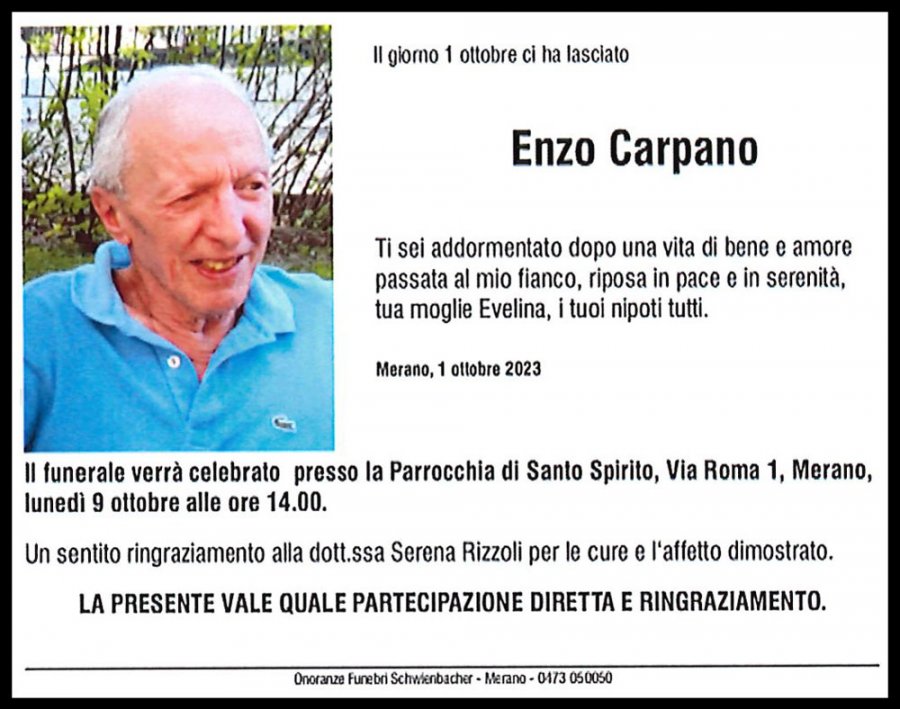 Medien: Enzo Carpano