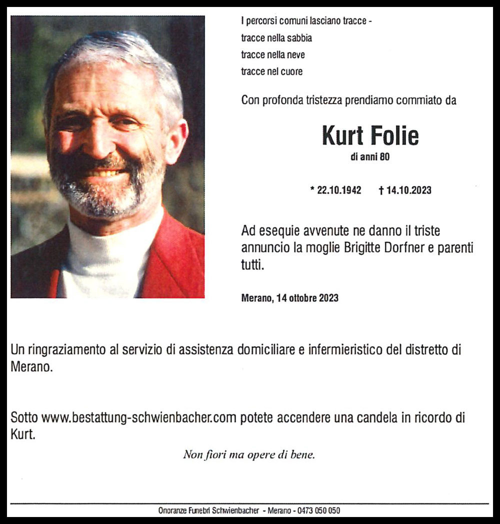 Medien: Kurt Folie