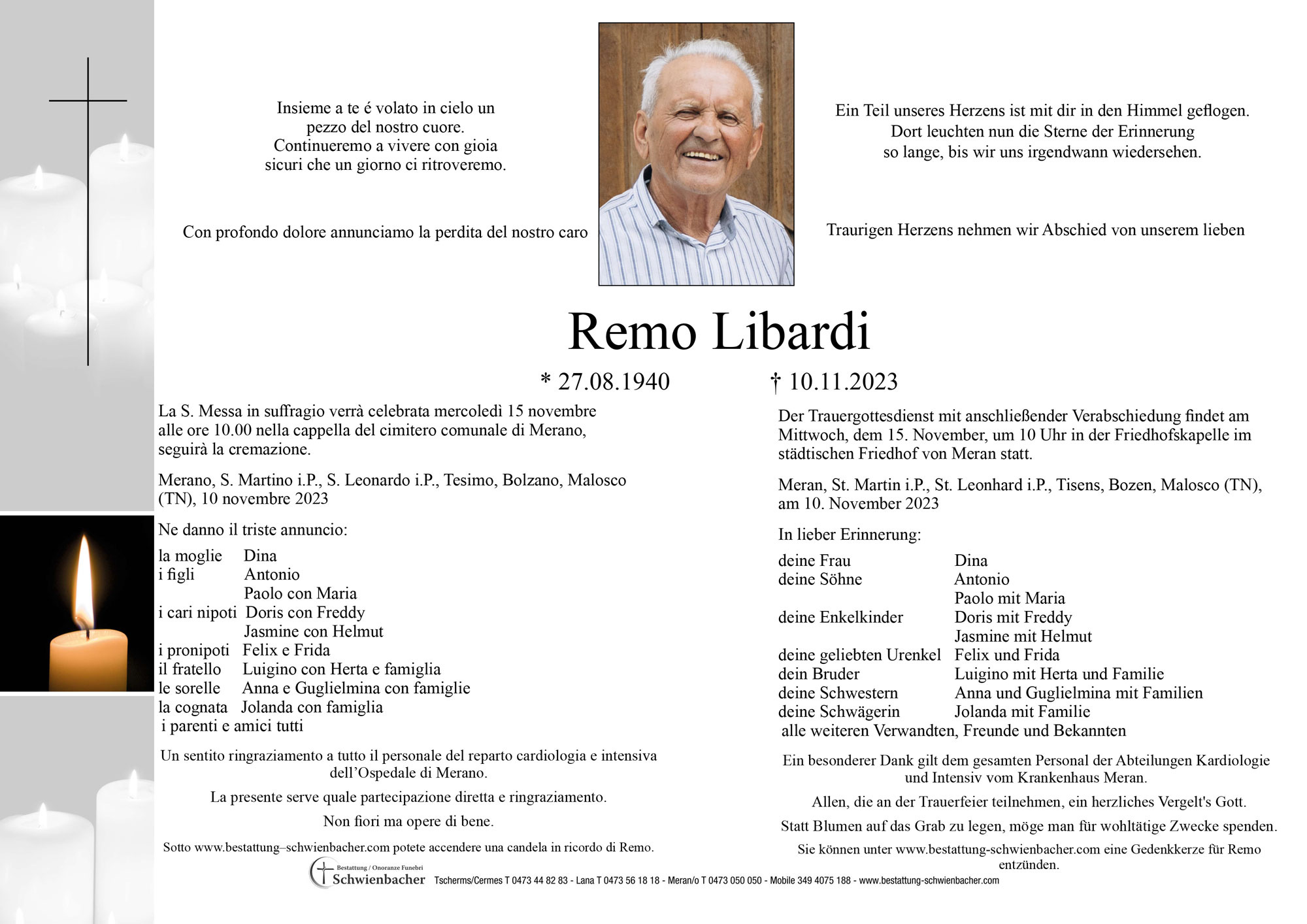 Parte: Remo Libardi 