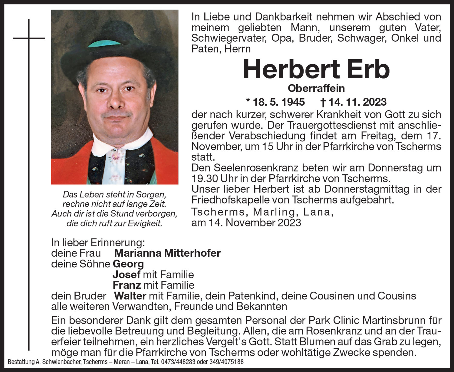 Medien: Herbert Erb