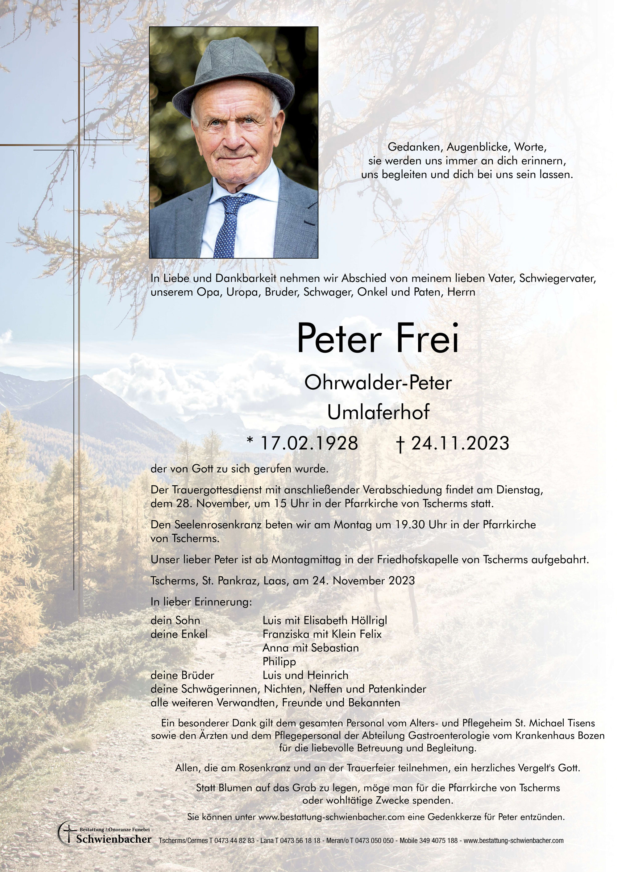 Parte: Peter Frei 
