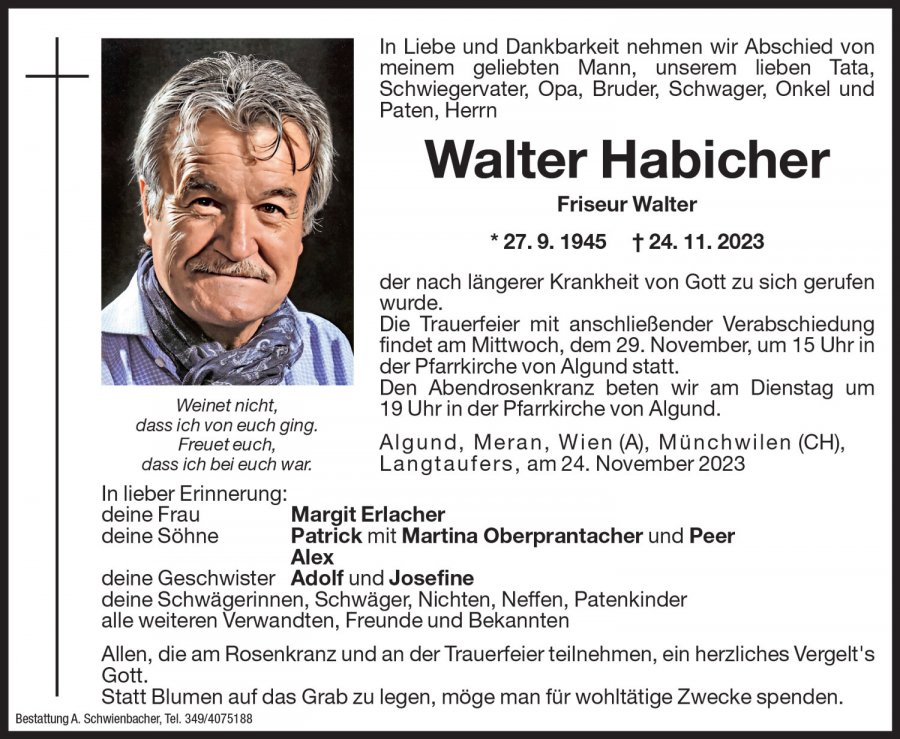 Medien: Walter Habicher