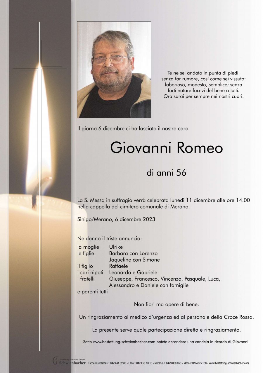 Parte: Giovanni Romeo