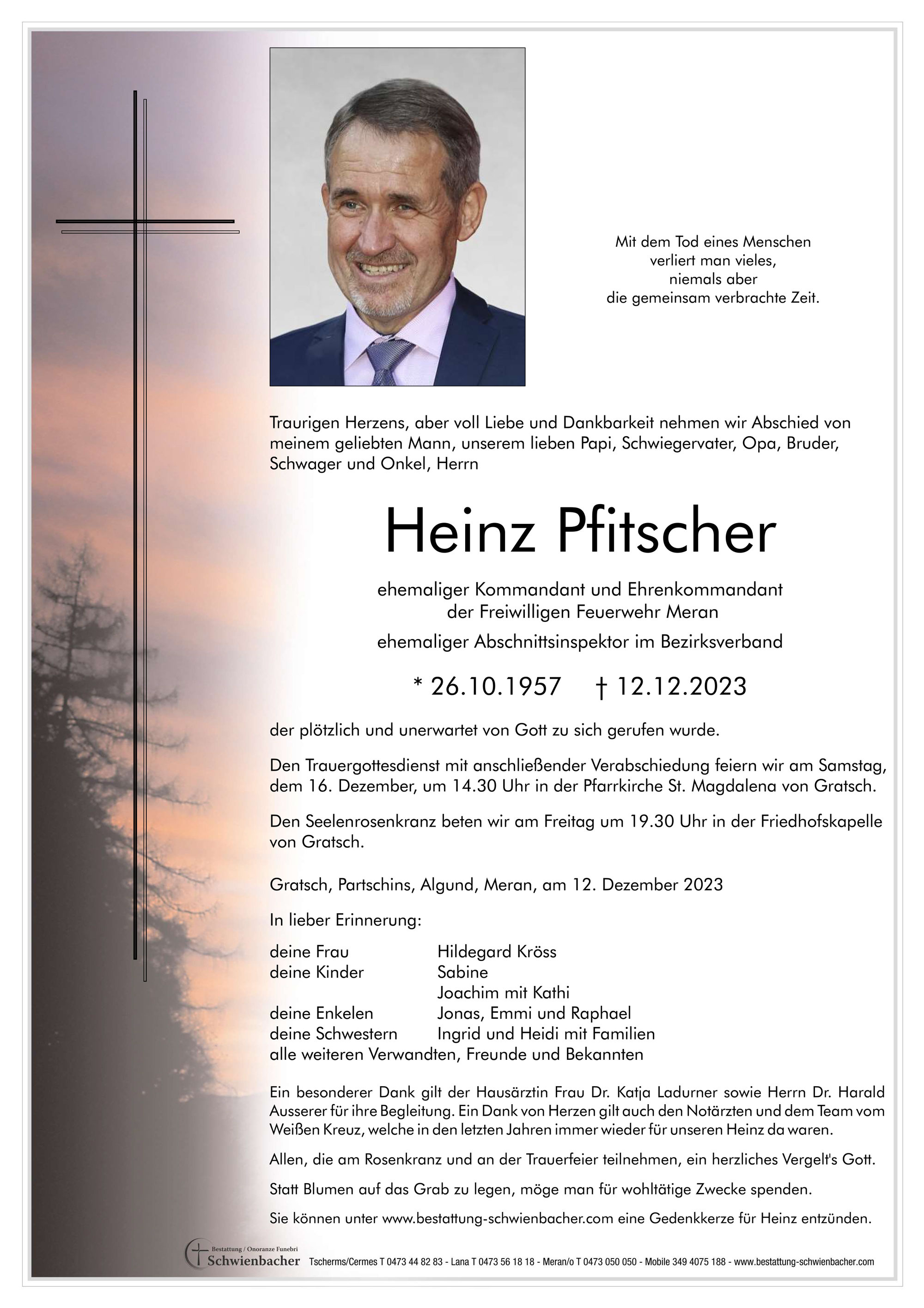 Parte: Heinz Pfitscher 